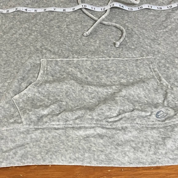 Johnny Was Calme Gray Hooded Hoodie Pullover - Picture 5 of 9